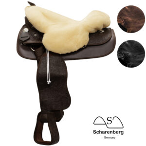 SCHARENBERG Lammfell Westernsattelbezug